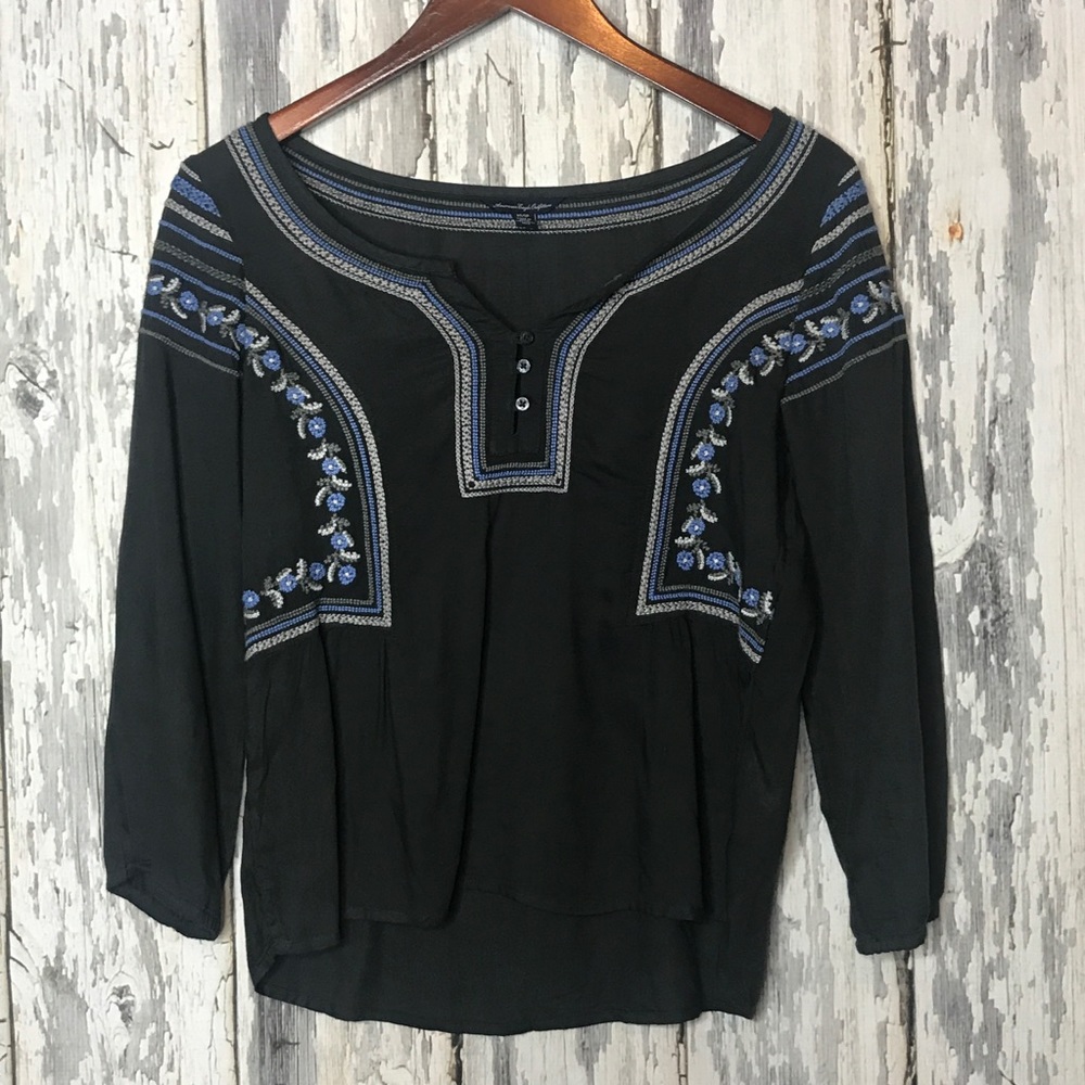 American Eagle Outfitters embroidered shirt